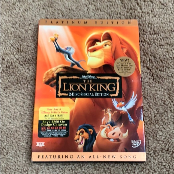 The Lion King - Platinum Edition DVD Two-Disc - Picture 1 of 10